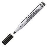 Marker pentru tabla Stabilo plan, varf rotund, negru Markere Stabilo 