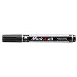 Marker permermanent Stabilo Mark-4-all, 653, B, varf tesit, negru Markere Stabilo 