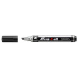 Marker permermanent Stabilo Mark-4-all, 653, B, varf tesit, negru Markere Stabilo 