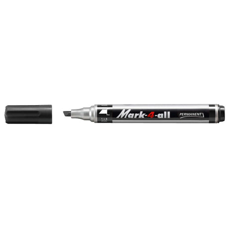 Marker permermanent Stabilo Mark-4-all, 653, B, varf tesit, negru Markere Stabilo 