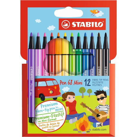 Carioca Stabilo Pen 68 Mini, 12 culori / set Carioci Stabilo 