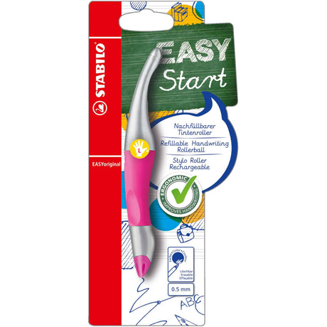 Roller Stabilo EASYoriginal metallic, M, pentru stangaci, roz neon / metalic Rollere Stabilo 
