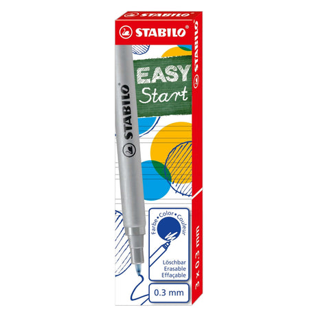 Rezerva roller Stabilo EASYoriginal, F, albastru, set 3 bucati Rollere cu gel Stabilo 