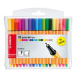 Fineliner Stabilo Point 88 Mini, 18 bucati / set, 13 + 5 culori neon Finelinere Stabilo 