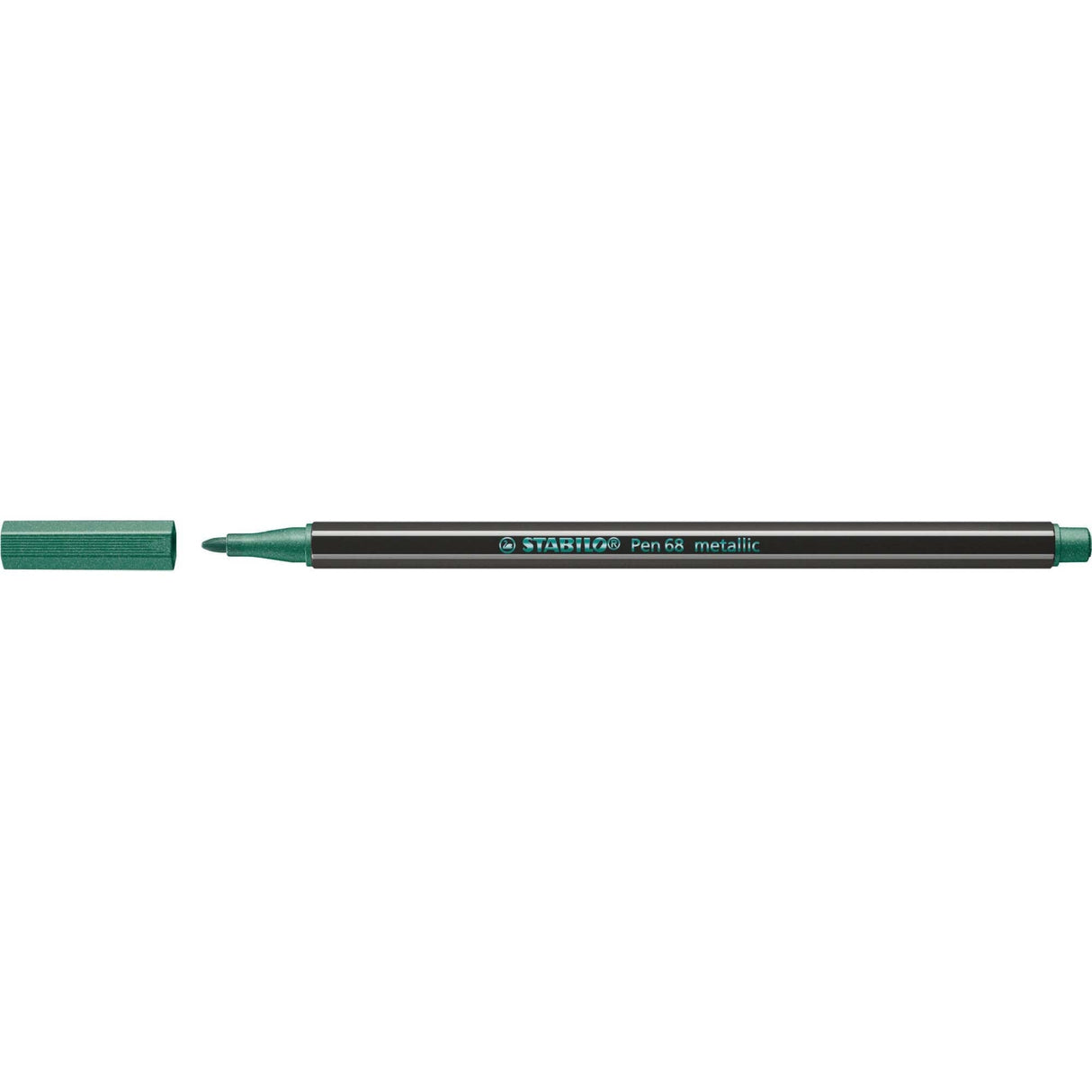 Carioca Stabilo Pen 68 metallic, verde metalizat Carioci Stabilo 