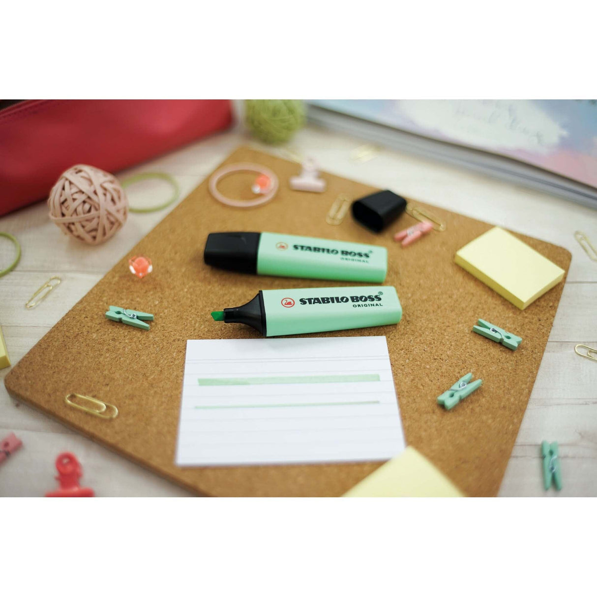 Textmarker Stabilo Boss Original Pastel, verde Textmarkere Stabilo 