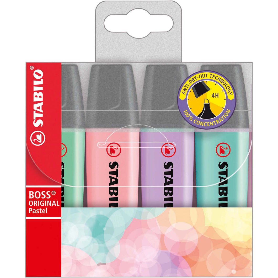 Stabilo BOSS Pastel set 4 bucati Textmarker Stabilo 