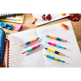 Creion mecanic Stabilo EASYergo 1.4, pentru dreptaci, bleumarin / portocaliu neon Creioane mecanice Stabilo 