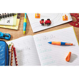 Creion mecanic Stabilo EASYergo 1.4, pentru dreptaci, bleumarin / portocaliu neon Creioane mecanice Stabilo 