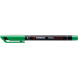 Marker universal permanent Stabilo OHPen, S, verde Markere Stabilo 
