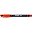Marker universal permanent Stabilo OHPen, S, rosu Markere Stabilo 