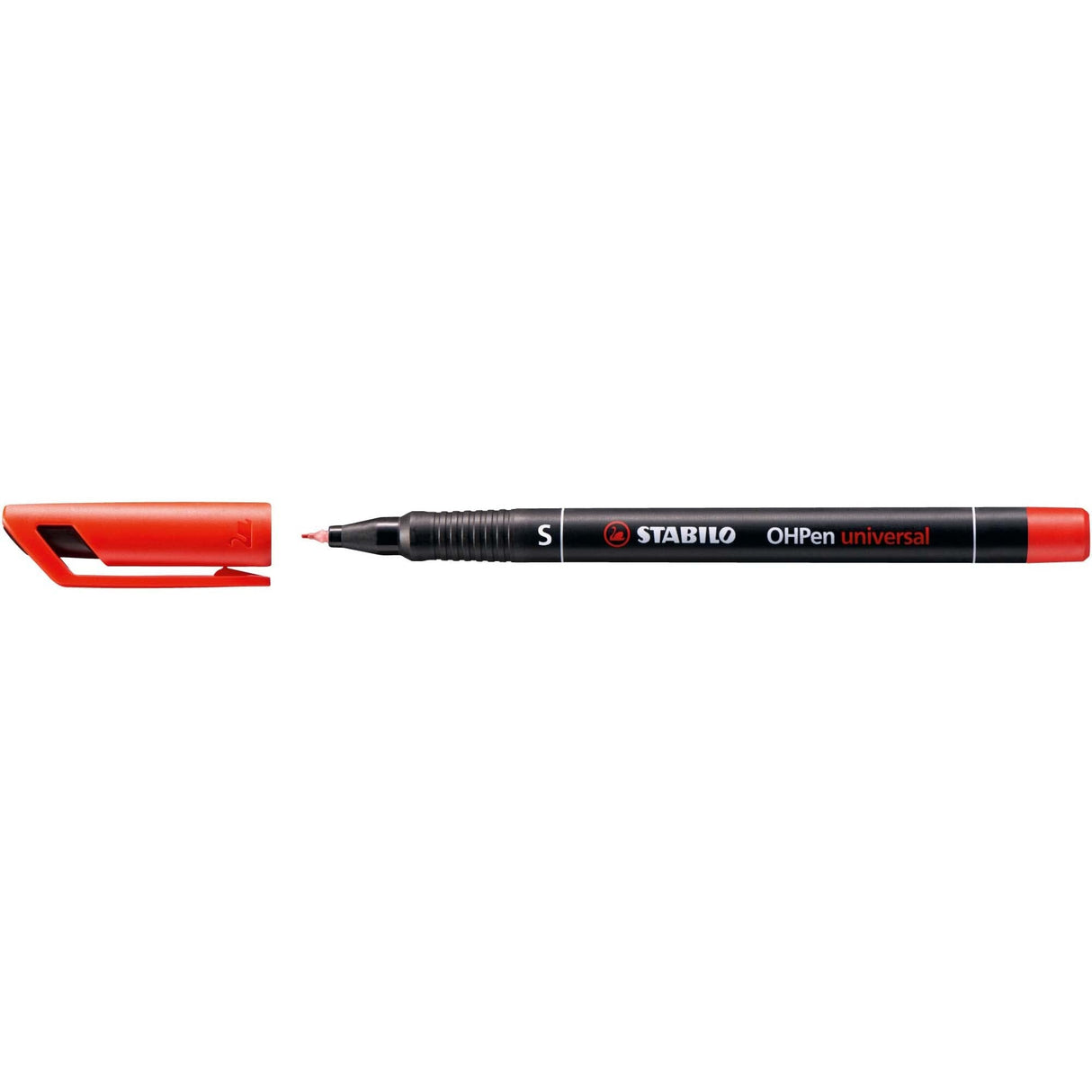 Marker universal permanent Stabilo OHPen, S, rosu Markere Stabilo 