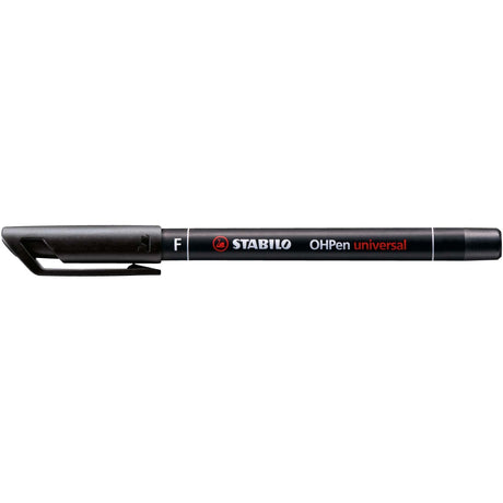 Marker universal permanent Stabilo OHPen, F, negru Markere Stabilo 
