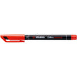 Marker universal permanent Stabilo OHPen, F, rosu Markere Stabilo 