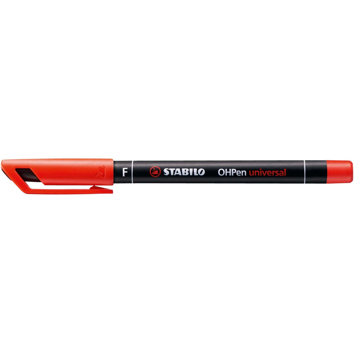 Marker universal permanent Stabilo OHPen, F, rosu Markere Stabilo 