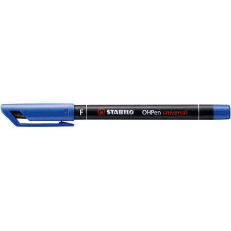 Marker universal permanent Stabilo OHPen, F, albastru Markere Stabilo 