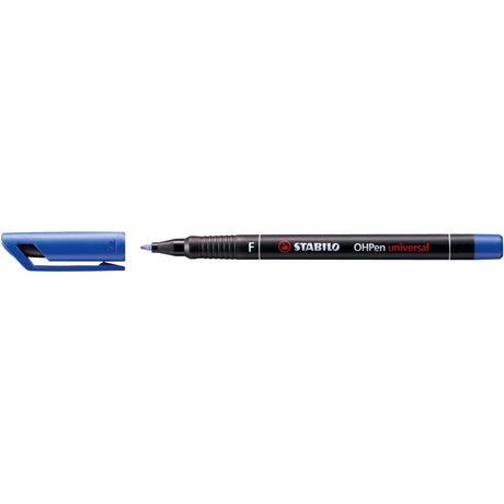 Marker universal permanent Stabilo OHPen, F, albastru Markere Stabilo 