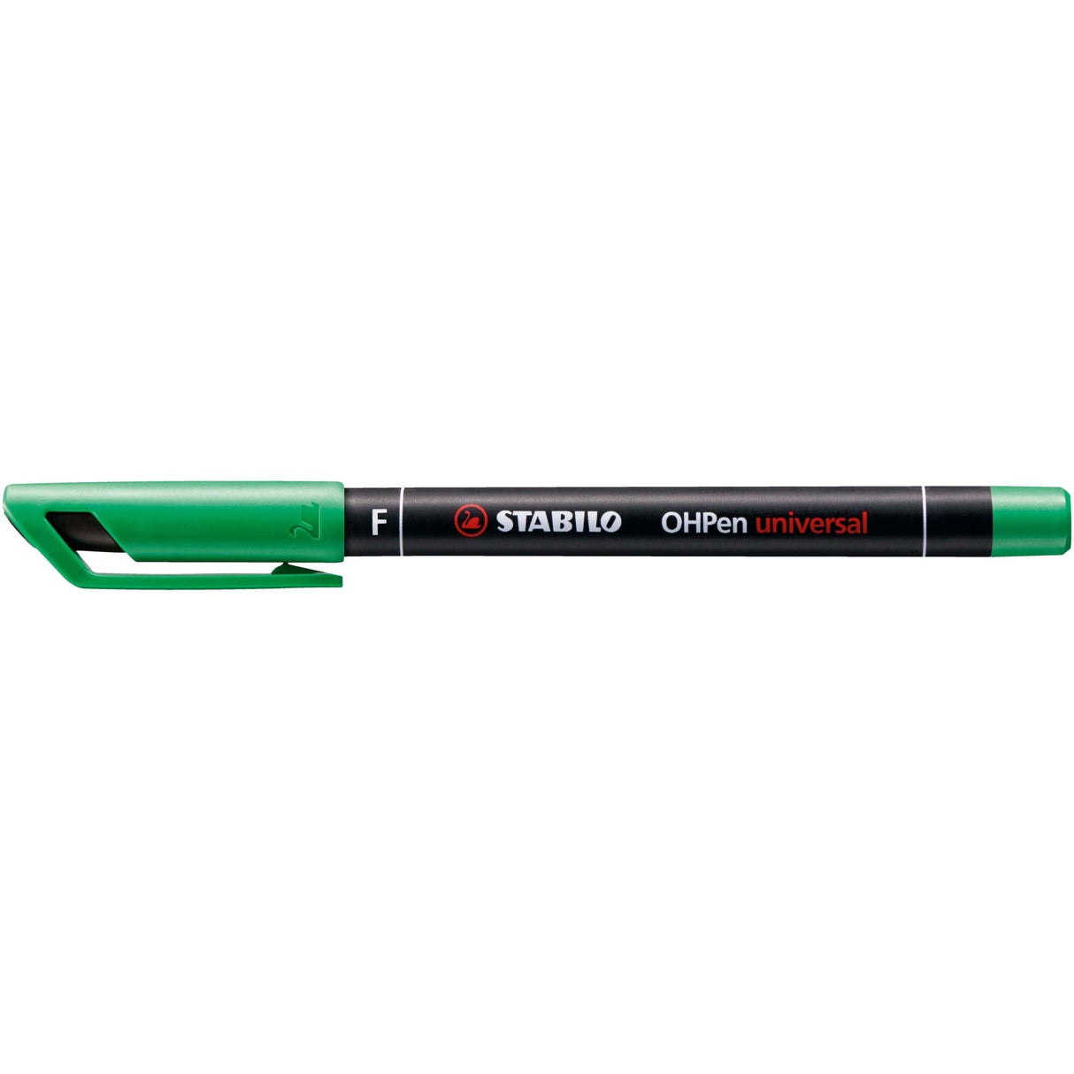 Marker universal permanent Stabilo OHPen, F, verde Markere Stabilo 