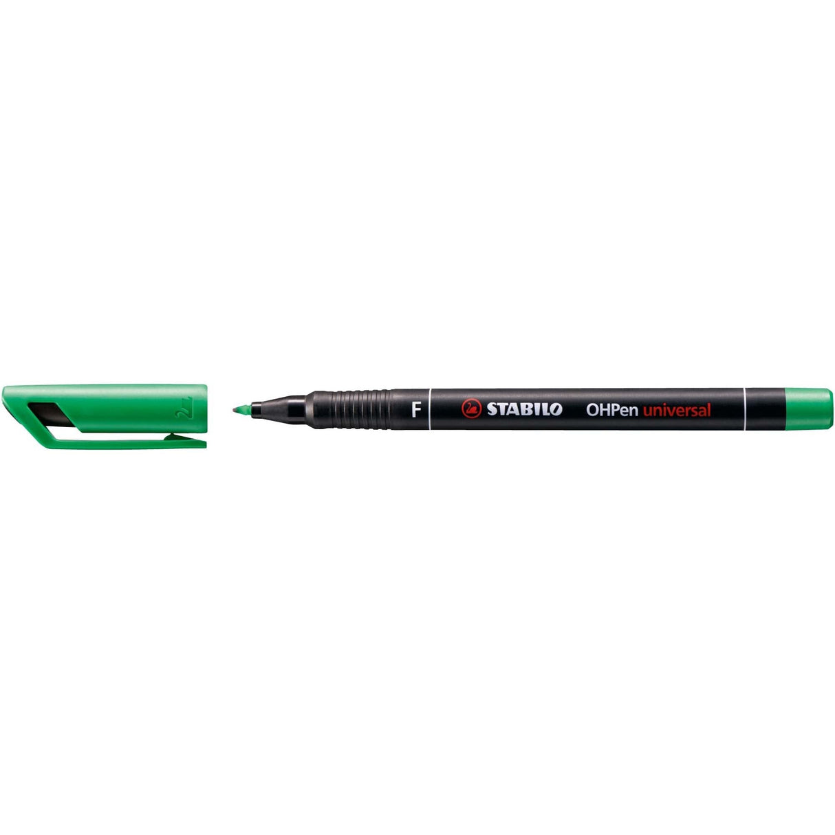 Marker universal permanent Stabilo OHPen, F, verde Markere Stabilo 
