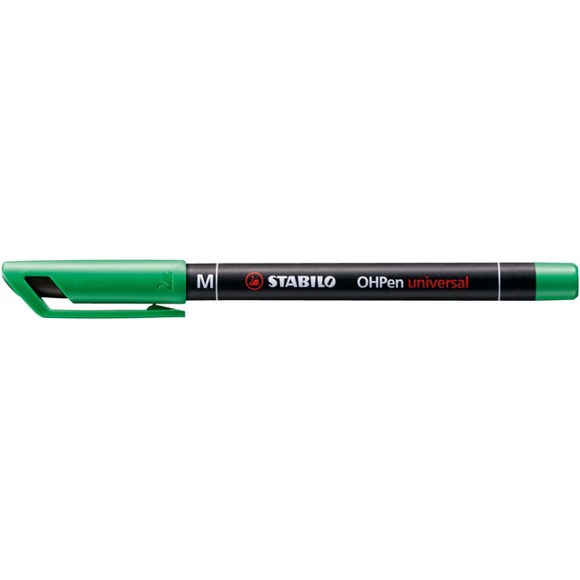 Marker universal permanent Stabilo OHPen, M, verde Markere Stabilo 