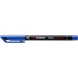 Marker universal permanent Stabilo OHPen, M, albastru Markere Stabilo 