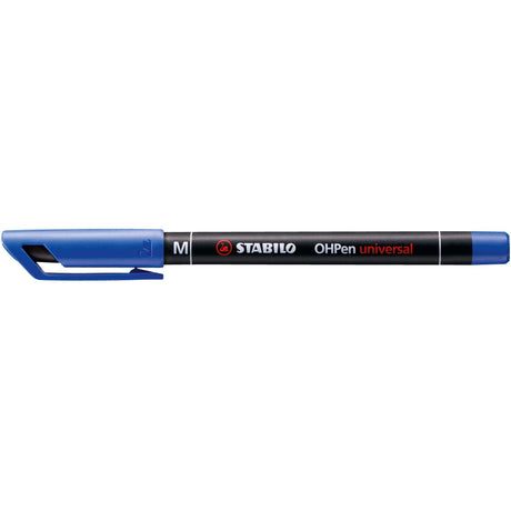 Marker universal permanent Stabilo OHPen, M, albastru Markere Stabilo 