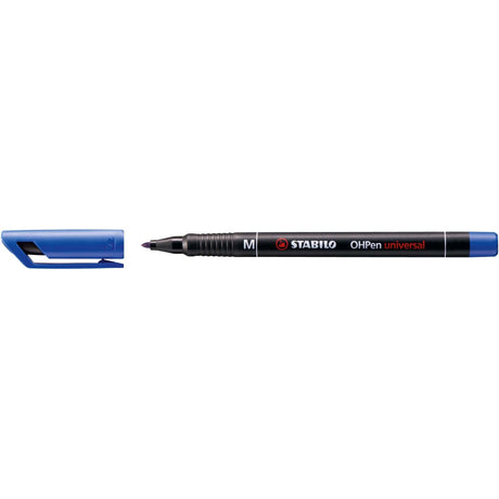 Marker universal permanent Stabilo OHPen, M, albastru Markere Stabilo 