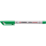 Marker universal nepermanent Stabilo OHPen, S, verde Markere Stabilo 