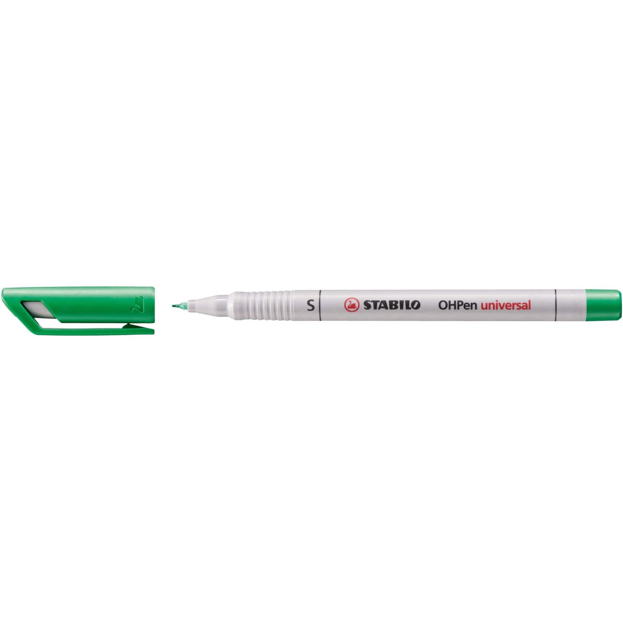 Marker universal nepermanent Stabilo OHPen, S, verde Markere Stabilo 
