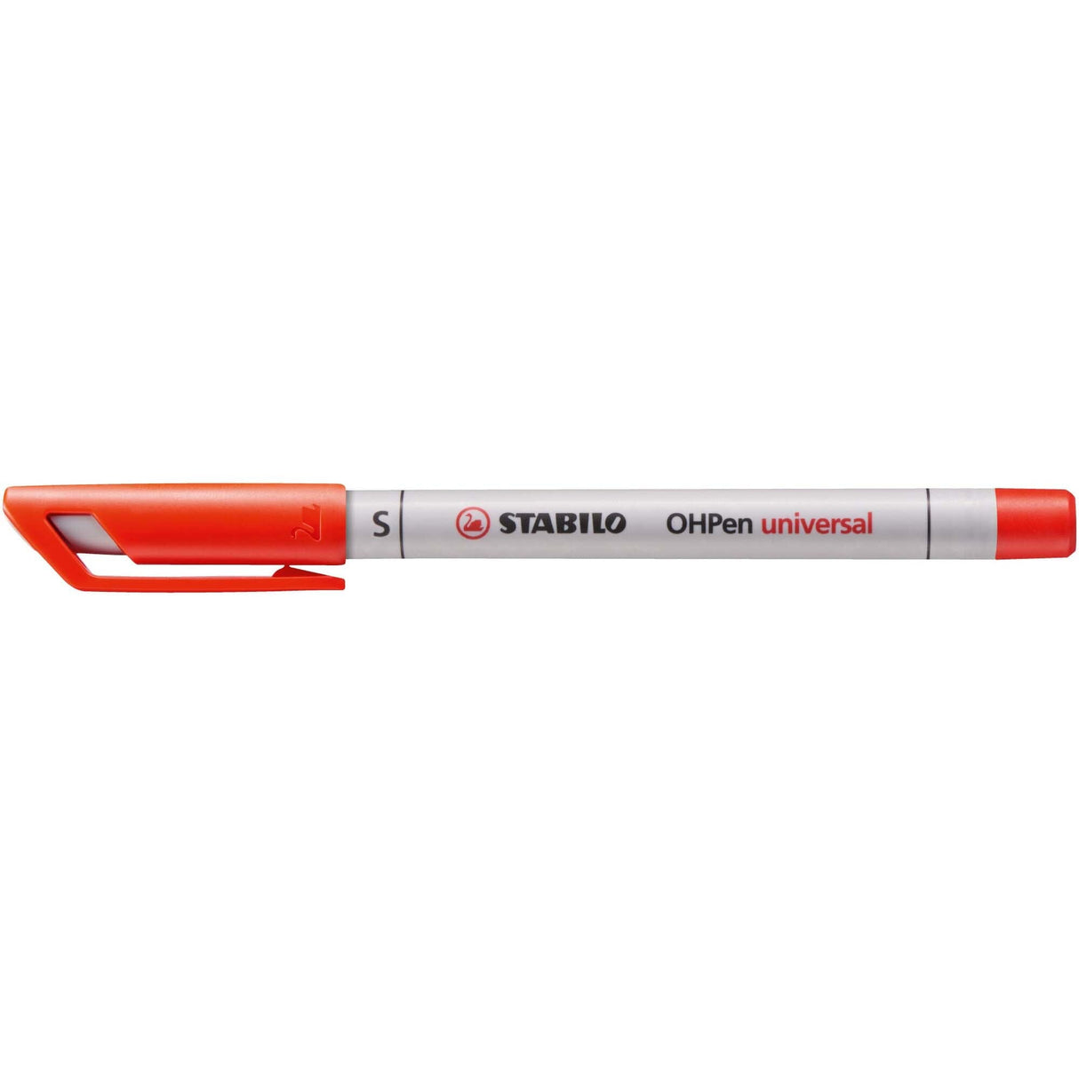 Marker universal nepermanent Stabilo OHPen, S, rosu Markere Stabilo 