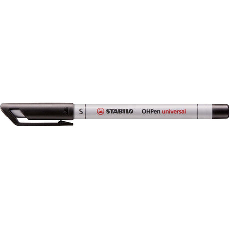 Marker universal nepermanent Stabilo OHPen, S, negru Markere Stabilo 