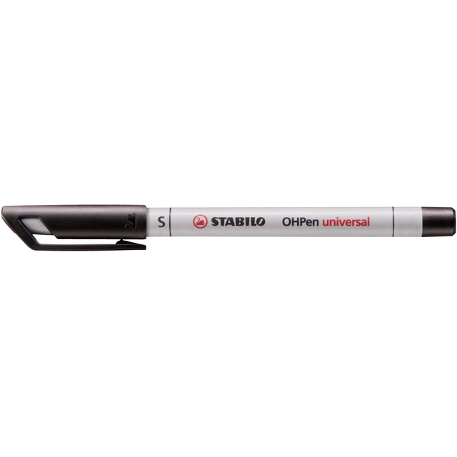 Marker universal nepermanent Stabilo OHPen, S, negru Markere Stabilo 