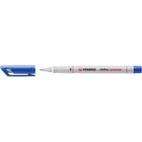 Marker universal nepermanent Stabilo OHPen, F, albastru Markere Stabilo 