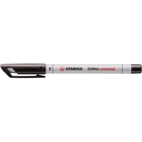 Marker universal nepermanent Stabilo OHPen, F, negru Markere Stabilo 