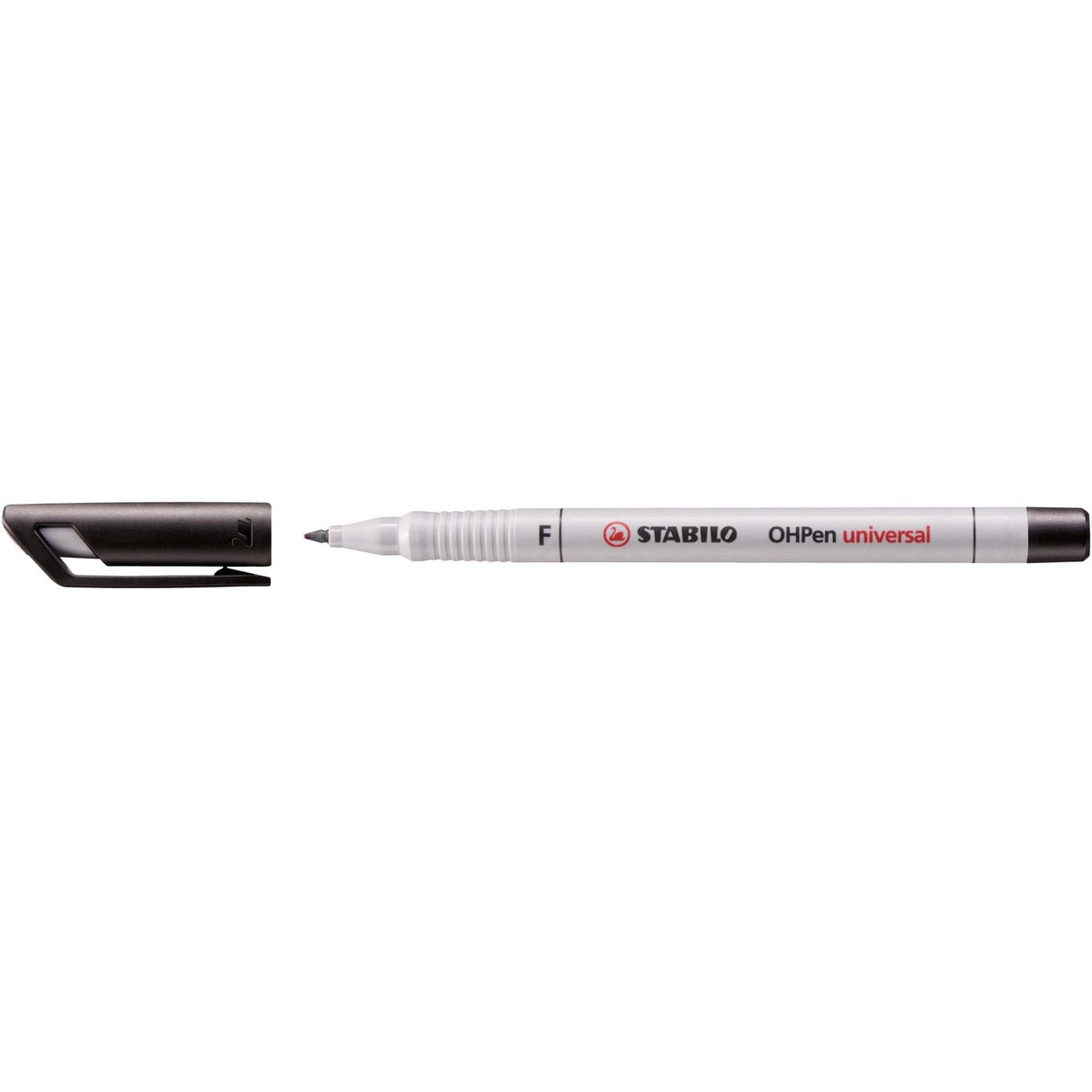Marker universal nepermanent Stabilo OHPen, F, negru Markere Stabilo 