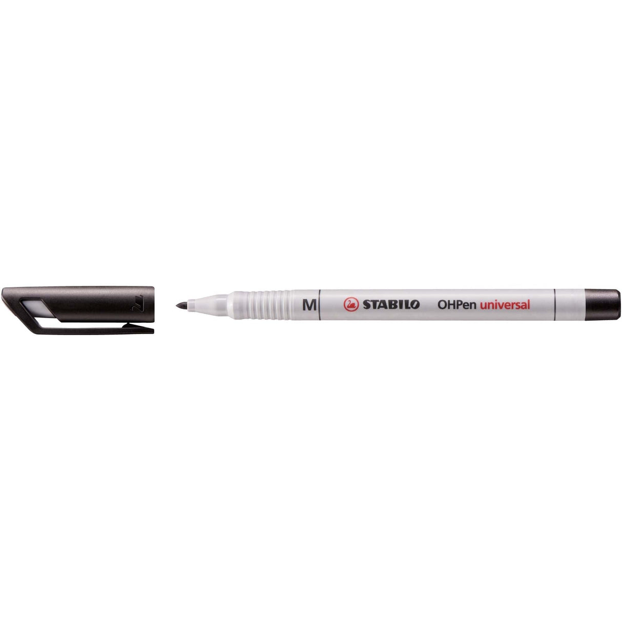Marker universal nepermanent Stabilo OHPen, M, negru Markere Stabilo 
