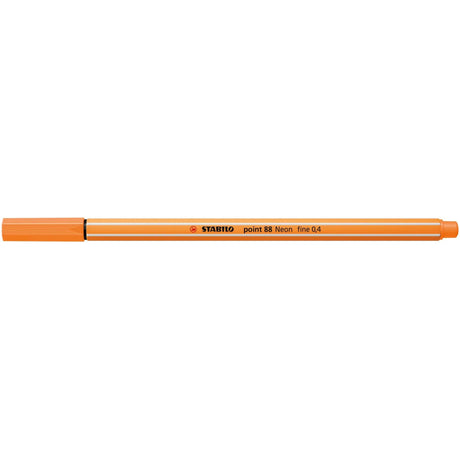 Fineliner Stabilo Point 88, neon orange Finelinere Stabilo 