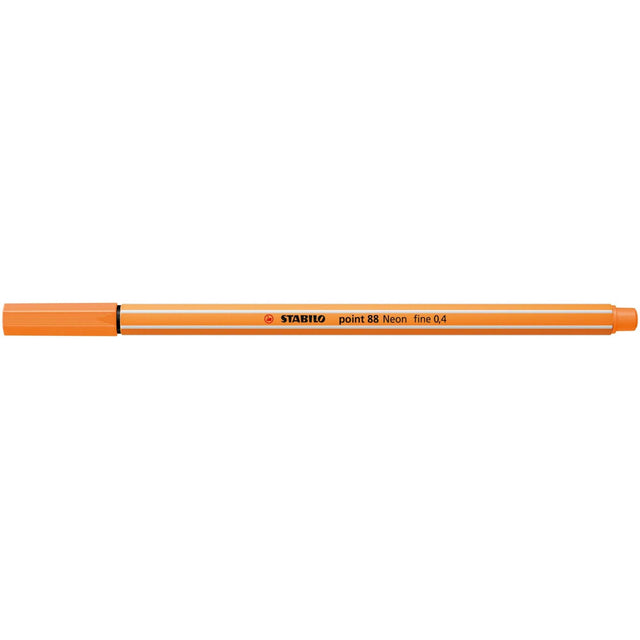 Fineliner Stabilo Point 88, neon orange Finelinere Stabilo 