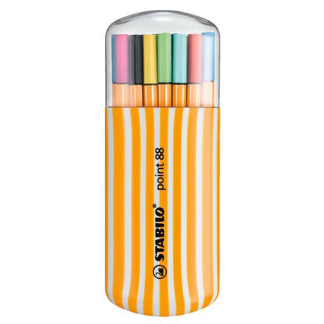 Fineliner Stabilo Point 88 set 20 culori in Etui Fineliner Stabilo 