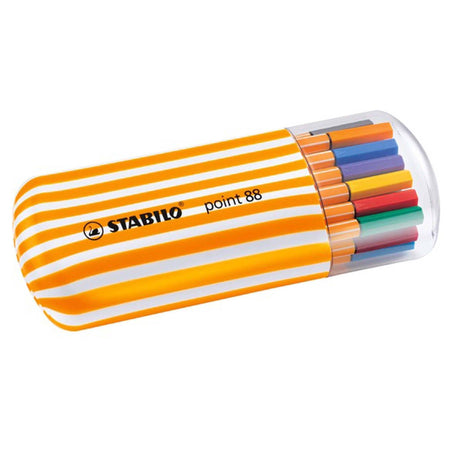 Fineliner Stabilo Point 88 set 20 culori in Etui Fineliner Stabilo 