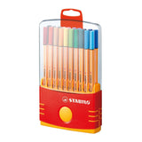 Fineliner Stabilo Point 88 set 20 culori in suport Fineliner Stabilo 