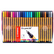 Fineliner Stabilo Point 88 set 25 culori Fineliner Stabilo 