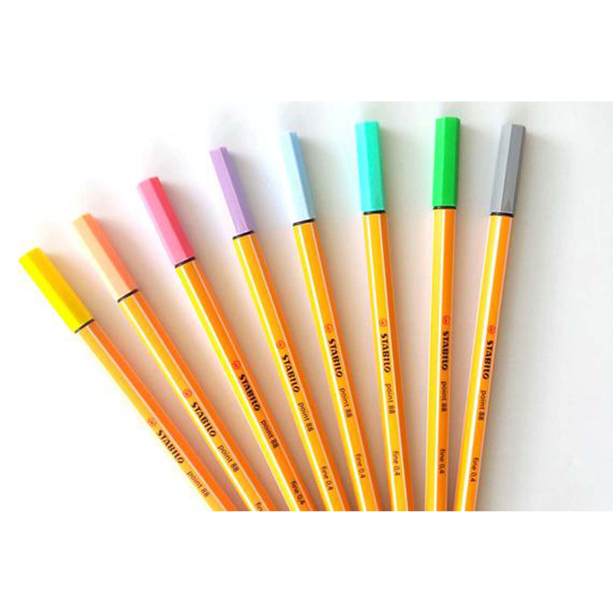 Fineliner Stabilo Point 88 pastel set 8 culori Fineliner Stabilo 