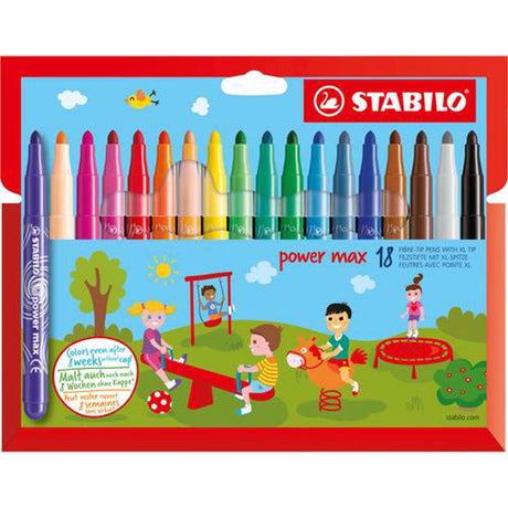Carioca Stabilo Power Max 18 culori/set Carioca Stabilo 
