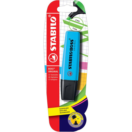 Textmarker Stabilo Boss Original, bleu, blister Textmarkere Stabilo 