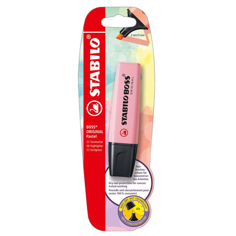 Textmarker Stabilo Boss Original Pastel, pink blush, blister Textmarkere Stabilo 