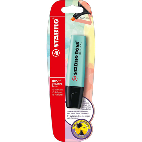 Textmarker Stabilo Boss Original Pastel, touch of turquoise, blister Textmarkere Stabilo 