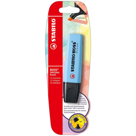 Textmarker Stabilo Boss Original Pastel, breezy blue, blister Textmarkere Stabilo 