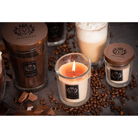 Lumanare parfumata Vellutier, 225 g, Café Au Lait Lumanare parfumata Vellutier 