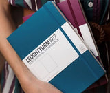 Agenda Dictando A5 Clasic - Pacific Green, 251 pagini A5, dictando, hardcover Leuchtturm 1917 